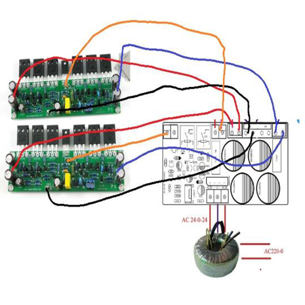 1 buah papan amplifier mono LJ - Heatsink ulasan dan harga