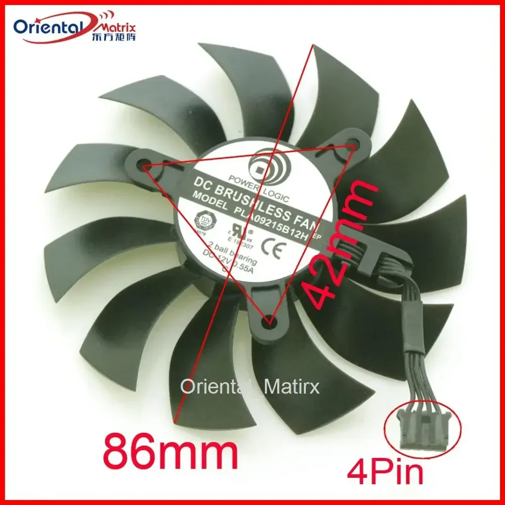 PLA09215B12H 12V 0,55A 86mm Ki - Gpu Cooler ulasan dan harga