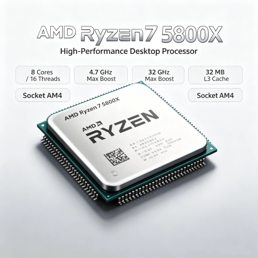 AMD Ryzen 7 5800X Unlocked Ove - Cpu Fan ulasan dan harga